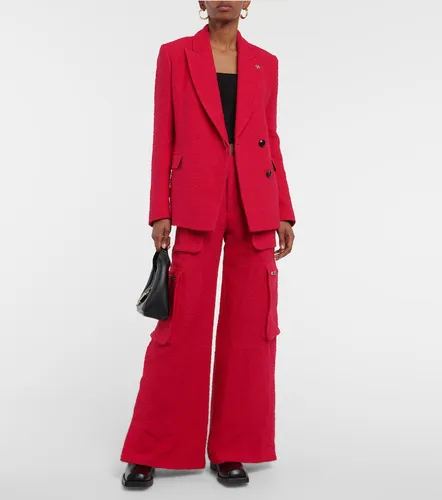 Pantaloni cargo a gamba larga in bouclé - Amiri - Modalova