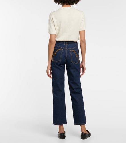 Jeans regular a vita alta - Tory Burch - Modalova