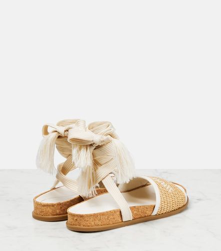 Gal Flat logo raffia sandals - Jimmy Choo - Modalova