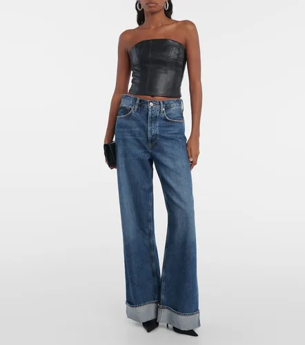 Amiri Top bustier con cremallera - Amiri - Modalova
