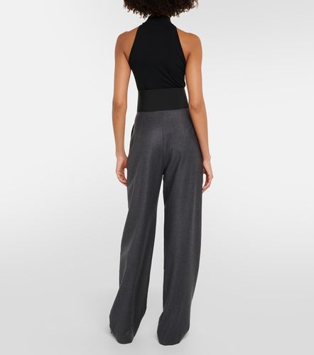 Alaïa Pantalones rectos de lana virgen - Alaia - Modalova