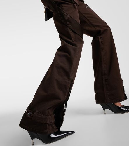 Pantalones cargo de tiro bajo en denim - Blumarine - Modalova