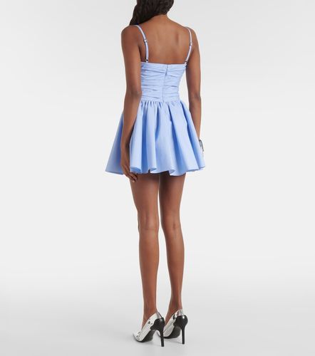 Miniabito in misto cotone con cut-out - Area - Modalova