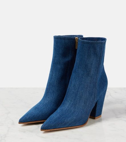 Keinna 85 denim ankle boots - Gianvito Rossi - Modalova