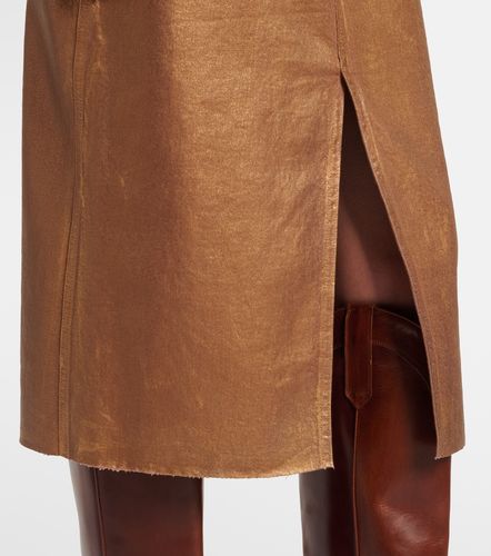 Victoria denim midi skirt - Veronica Beard - Modalova