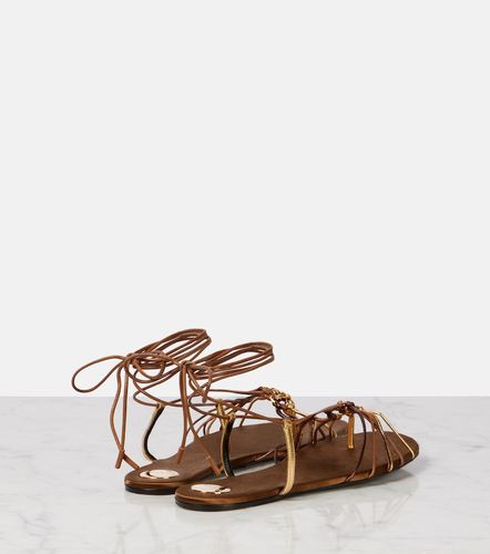 Sandalen Babylone Cassandre aus Leder - Saint Laurent - Modalova