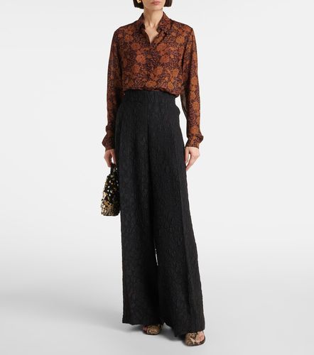 Pantaloni a gamba larga e vita alta - Dries Van Noten - Modalova