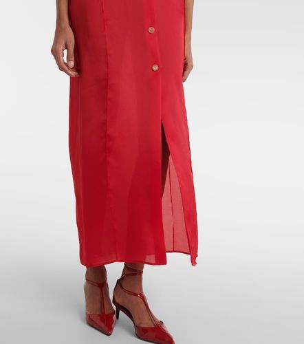 Abito lungo Effy in organza di seta e cotone - Khaite - Modalova