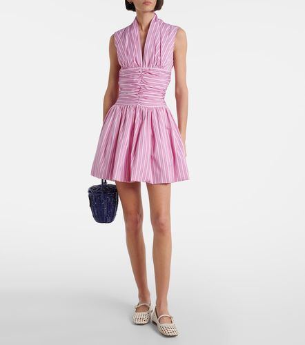 Vestido corto Bloomer de algodón a rayas - Patou - Modalova