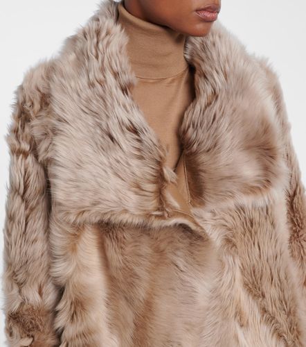 Reversible shearling wrap jacket - Yves Salomon - Modalova