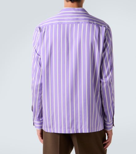 Camicia in jacquard di seta a righe - Tom Ford - Modalova