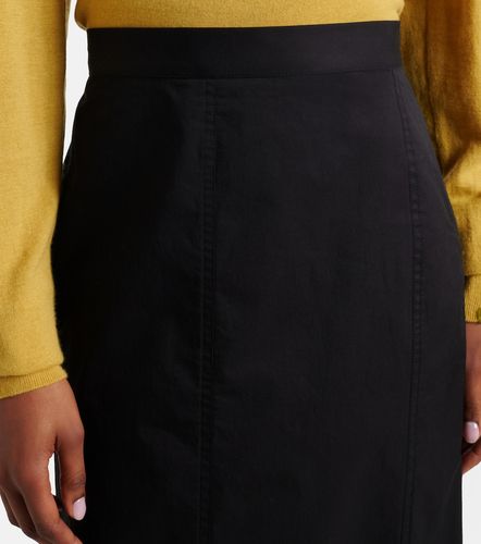 Falda midi de popelín en mezcla de algodón - Plan C - Modalova