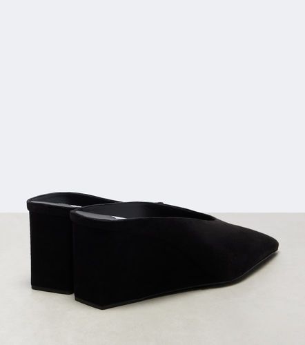 Alaïa Wedges Cube 75 aus Veloursleder - Alaia - Modalova