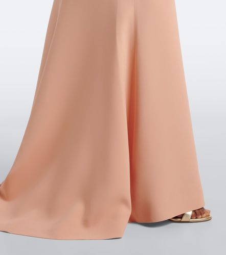 Abito lungo in cady a mantella - Elie Saab - Modalova