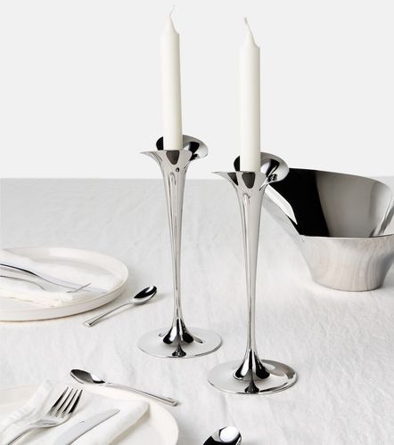 Set Bloom Large aus zwei Kerzenhaltern - Georg Jensen - Modalova