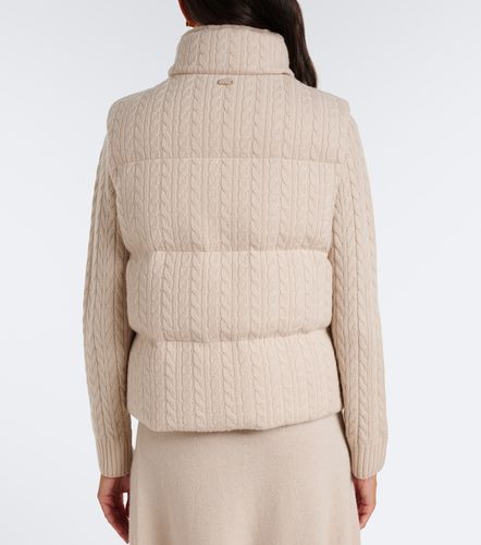 Cable-knit cashmere puffer vest - Agnona - Modalova