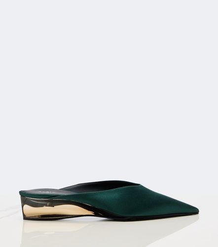 Alaïa Mules con cuña Invisible de satén - Alaia - Modalova