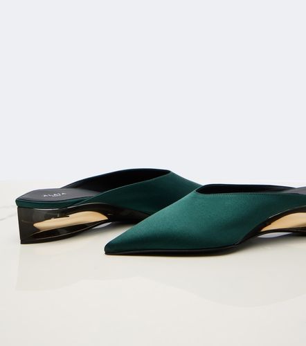 Alaïa Mules con cuña Invisible de satén - Alaia - Modalova