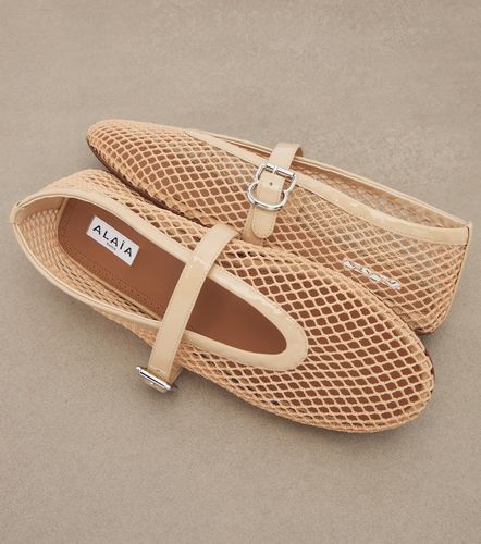 Alaïa Bailarinas Mary Jane de rejilla - Alaia - Modalova