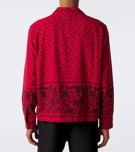 Beaded Kerchief printed cotton flannel shirt - Bode - Modalova