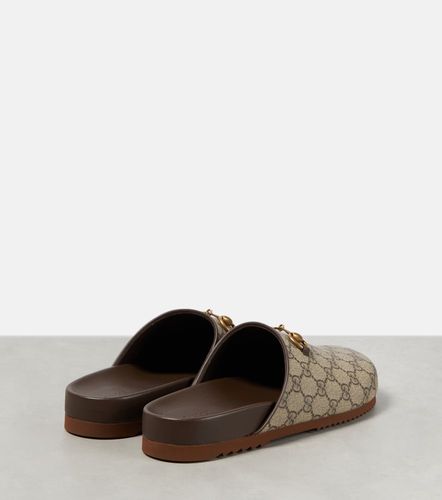 Gucci GG Supreme Horsebit mules - Gucci - Modalova