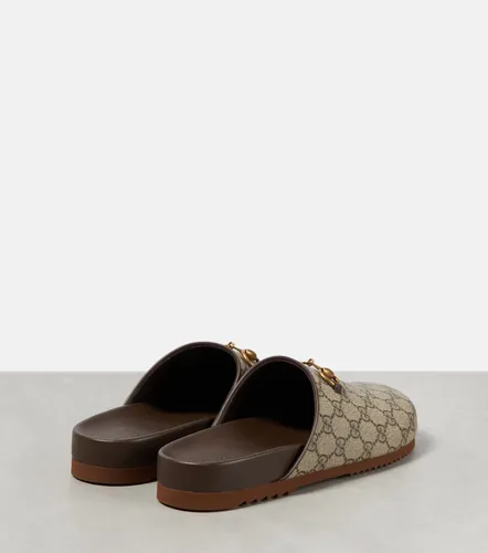 Gucci GG Supreme Horsebit mules - Gucci - Modalova