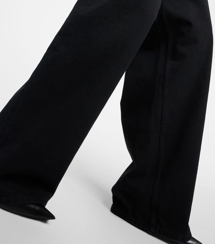Jeans a gamba larga e vita media - Balenciaga - Modalova