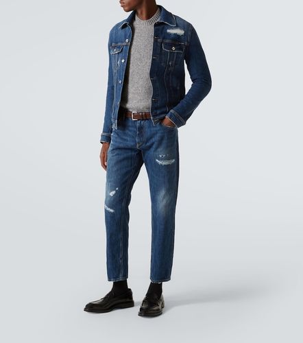 Distressed Straight Jeans - Dolce&Gabbana - Modalova