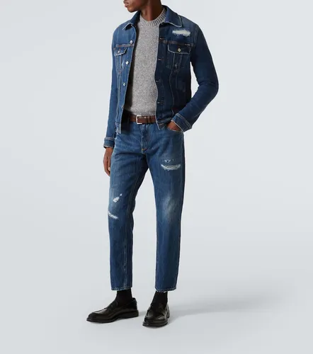 Jeans rectos desgastados - Dolce&Gabbana - Modalova