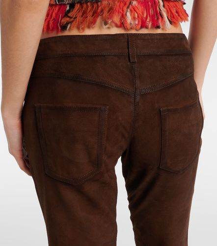 Vanel low-rise suede lace-up pants - Isabel Marant - Modalova