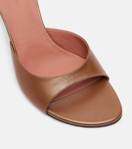 Jeanne 60 leather mules - Amina Muaddi - Modalova
