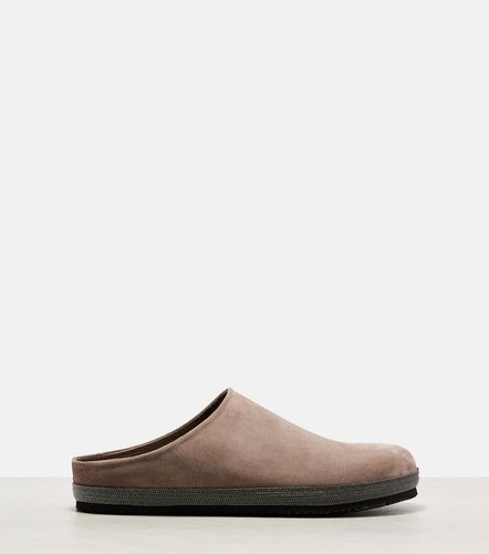 Monili suede clogs - Brunello Cucinelli - Modalova