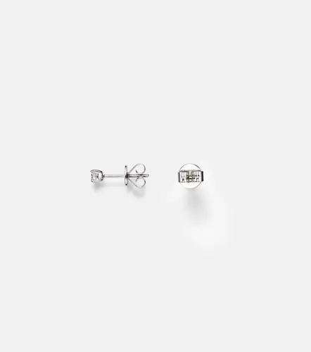 Pendientes de oro blanco de 18 con diamantes - Anita Ko - Modalova