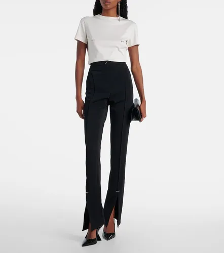Camiseta de jersey de algodón adornada - Mugler - Modalova