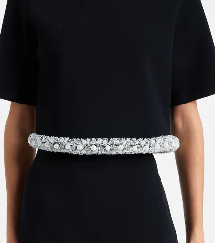 Ozelle embellished knitted crop top - Simkhai - Modalova