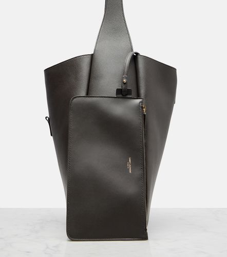Le 5 a 7 Supple Large leather shoulder bag - Saint Laurent - Modalova