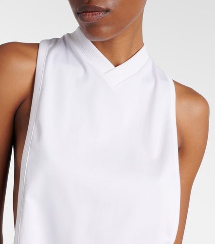 Cotton-blend jersey minidress - Versace - Modalova