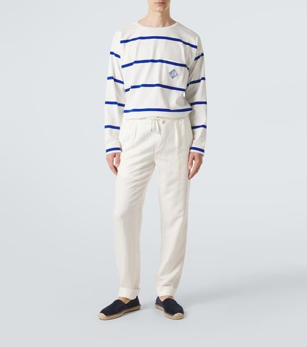 Camiseta de algodón a rayas - Ralph Lauren Purple Label - Modalova