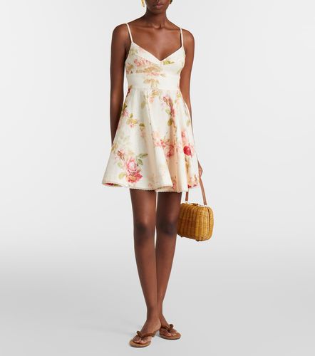 Minikleid Lucky Picnic aus Leinen - Zimmermann - Modalova
