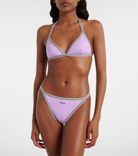 Versace Top de bikini Greca - Versace - Modalova