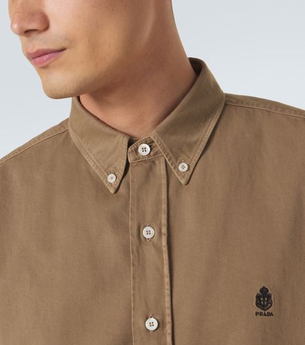 Prada Camicia in cotone con ricamo - Prada - Modalova