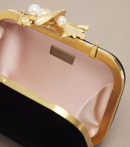 Jimmy Choo Clutch Cloud in velluto - Jimmy Choo - Modalova