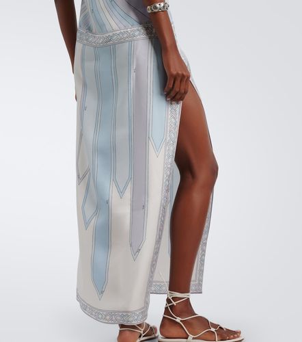 One-Shoulder Robe Iride aus Seidentwill - Pucci - Modalova