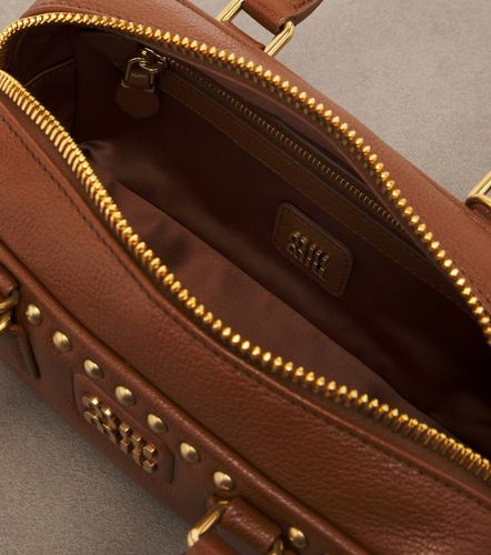 Bolso Arcadie de piel con tachuelas - Miu Miu - Modalova