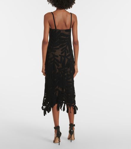 Abito midi in cotone crochet - Oscar de la Renta - Modalova