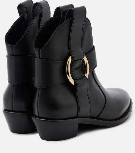 New Ring leather ankle boots - See By Chloe - Modalova