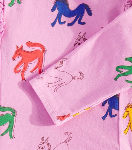 Sudadera Wonder Horse de algodón con volantes - Bobo Choses - Modalova