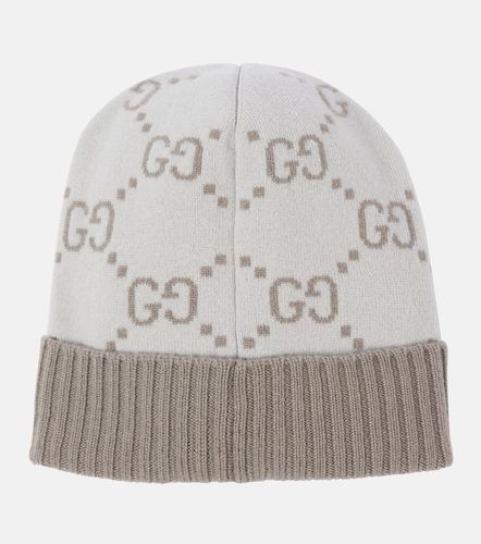 Gucci GG cashmere jacquard beanie - Gucci - Modalova