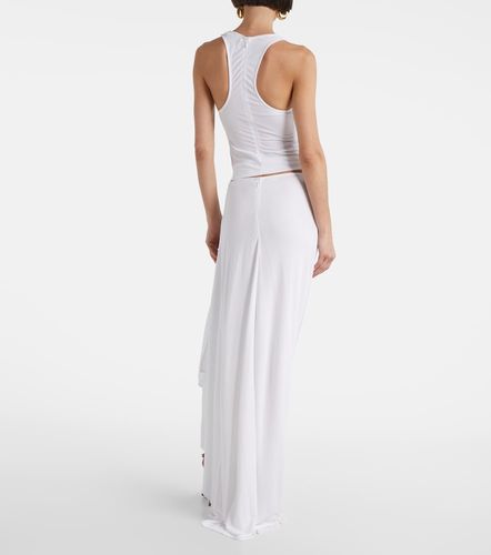 Crescent draped asymmetric midi skirt - Christopher Esber - Modalova
