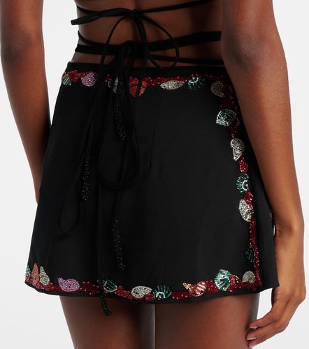 Calypso beaded wrap skirt - Clio Peppiatt - Modalova